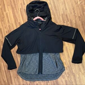 Athleta Black and Gray Women's Jacket- high end